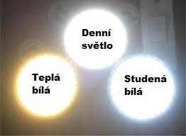 barvy LED osvětlení